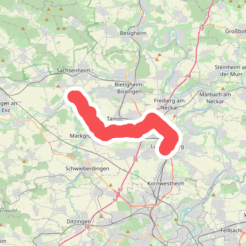 rotes Plus Unterriexingen - Ludwigsburg
