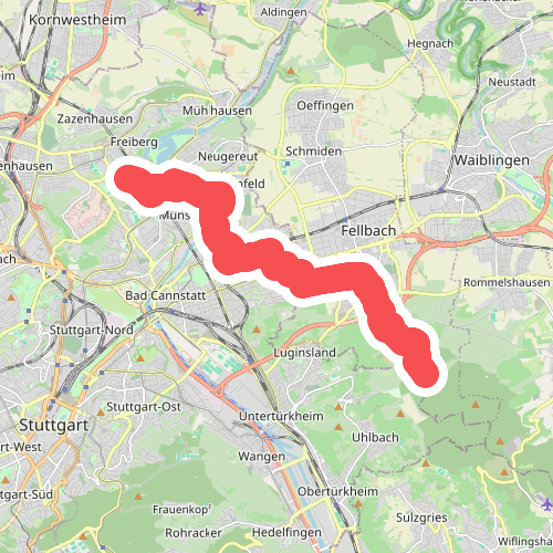 blaues Minus Schnarrenberg - Kapellberg