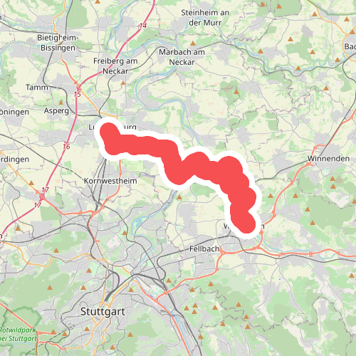 rotes Plus Ludwigsburg - Remseck - Waiblingen
