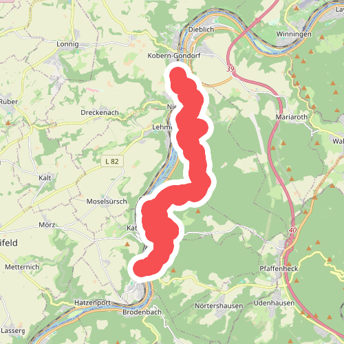 Löf - Kobern-Gondorf · Moselsteig etappe 22