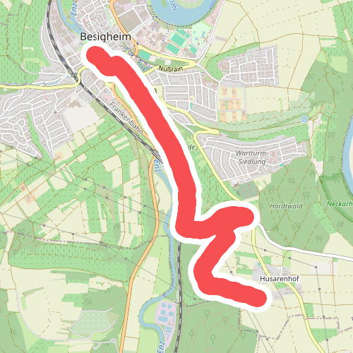 blaues Minus HW10 Besigheim - HW10 Husarenhof