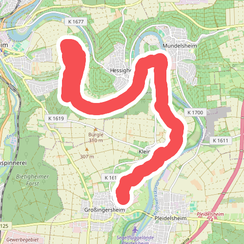 roter Punkt Besigheim - Hessigheim