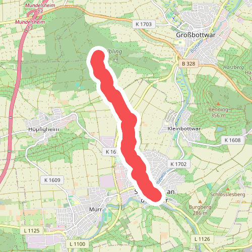 rotes Plus  Steinheim/Murr - Mundelsheim