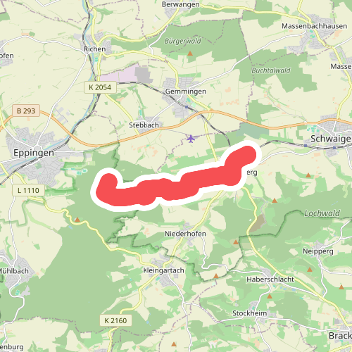 Blauer Punkt, Stetten - Eppingen