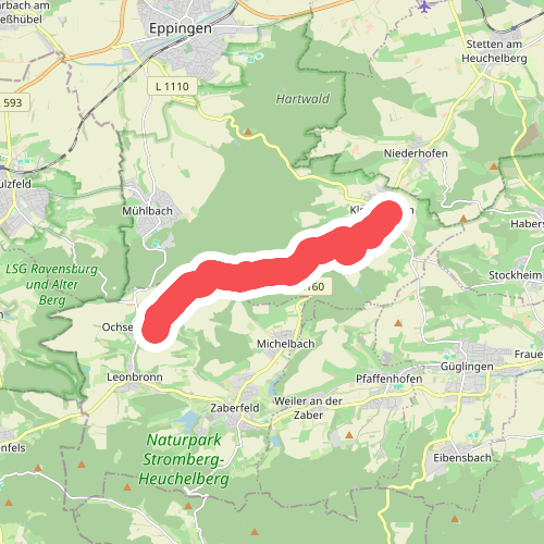 Roter Punkt, Kleingartach - Ochsenburg