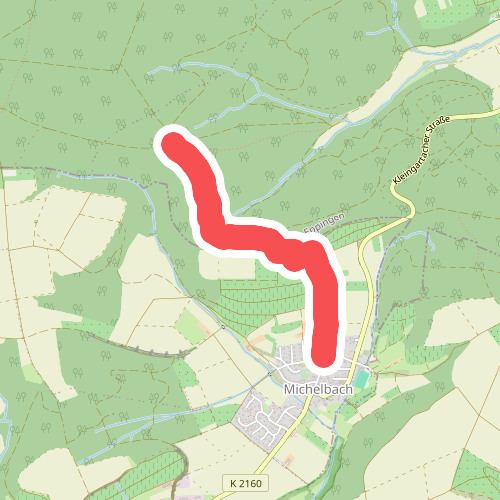 roter Punkt Michelbach - Holzmichelhütte
