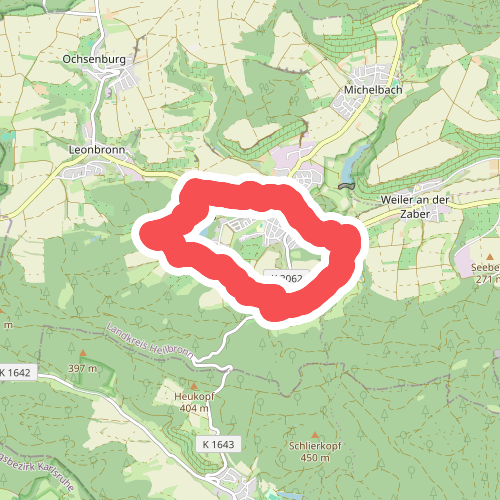 Seenweg in Zaberfeld