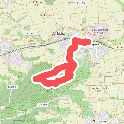 KR5 Vom Eichbott-Tal zur Heuchelberger Warte