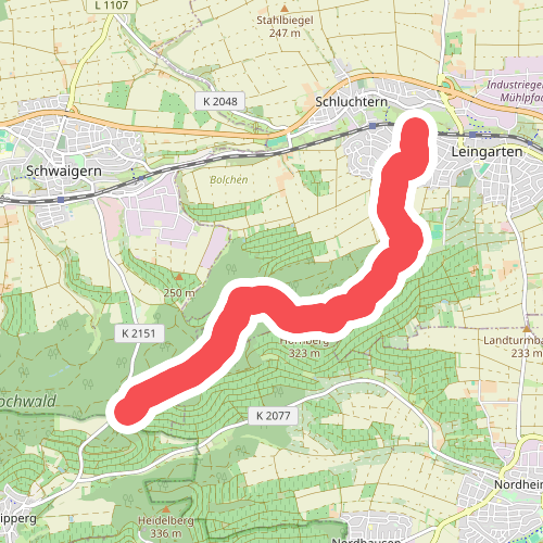 Nebenline des SAV (rotes Kreuz)