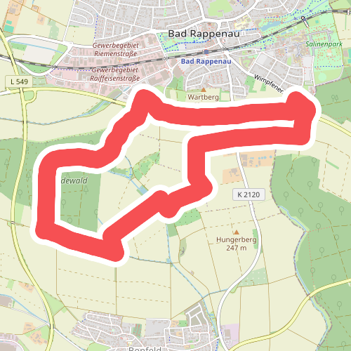Bad Rappenau Rundwanderweg 1: Galgenberg-Weg