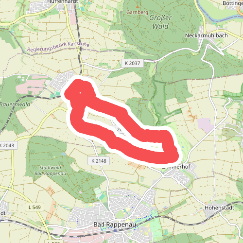 KR7 Fünfmühlental-Römersee Rundweg