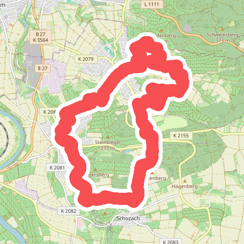 SB2 Vom Schozachtal zum Deinenbach - Weinwanderung