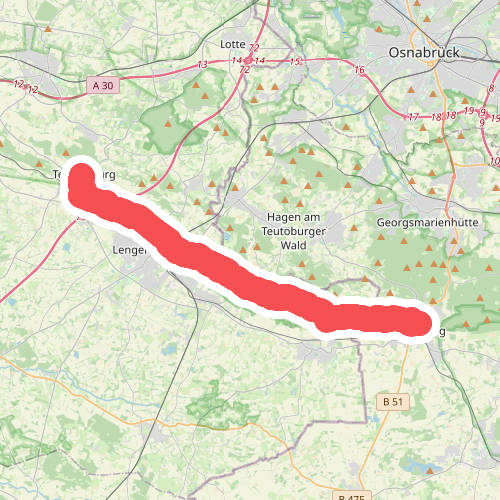 Tecklenburg - Bad Iburg · Hermannsweg etappe 3