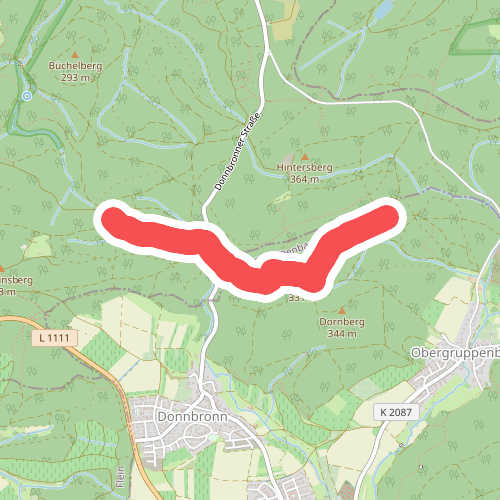 blauer Punkt Gaffenberg - Lehrensteinsfeld