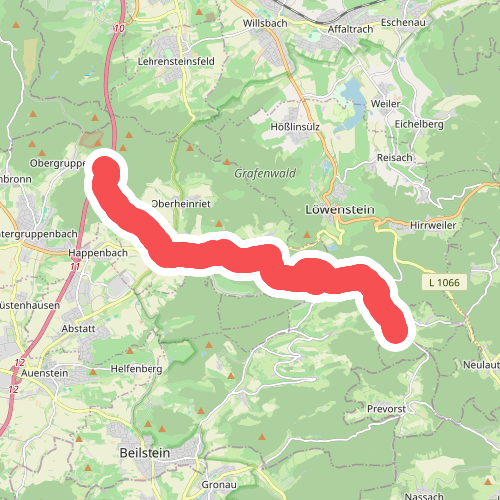 blaues Minus Unterheinriet - Stocksberg