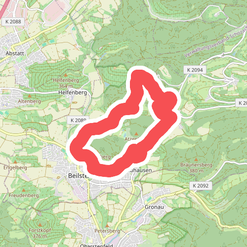 Burgen, Falken und weite Wälder