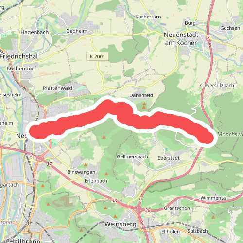 Hauptlinie des SAV (blauer Strich)