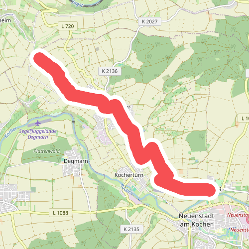 Roter Punkt, Neuenstadt - Bad Friedrichshall