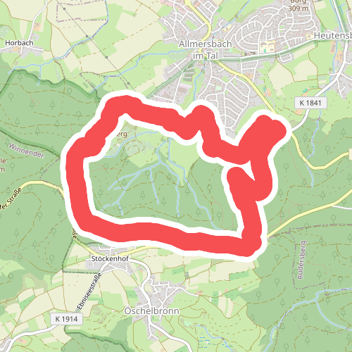 Allmersbach im Tal - Rundwanderweg 2