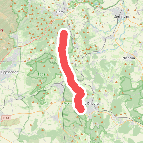 Leopoldstal - Bad Driburg · Hermannsweg etappe 10