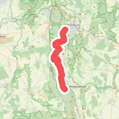 Bad Driburg - Willebadessen · Hermannsweg etappe 11