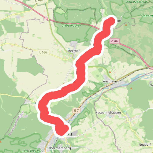 Blankenrode - Obermarsberg · Hermannsweg etappe 13