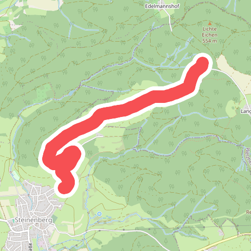 Querweg des SAV (blauer Punkt)
