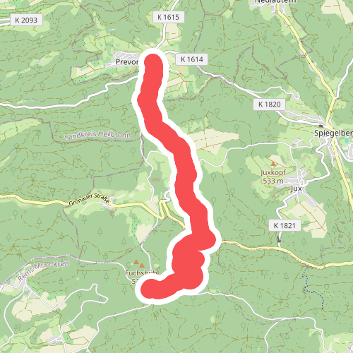 blaues Plus Prevorst - Warthof