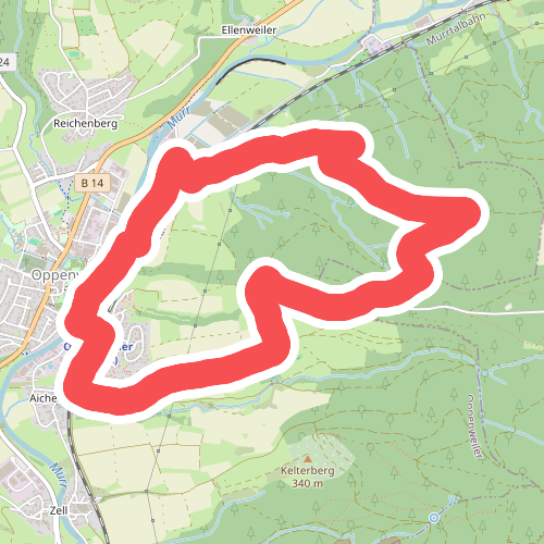 Blick auf Tal und Burg