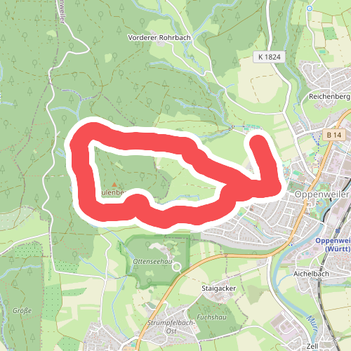 Idyllische Straße - Rundweg X