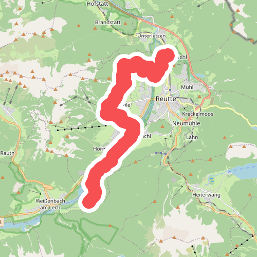 Rieden - Pflach · Lechweg etappe 7