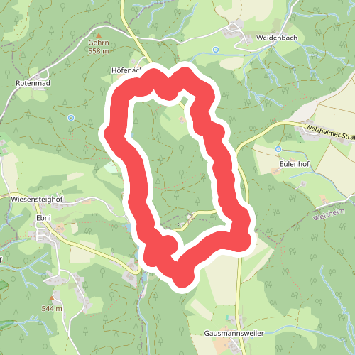 Idyllische Straße - Rundweg G