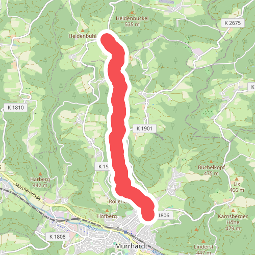 Nebenlinie des SAV (blaues Kreuz)