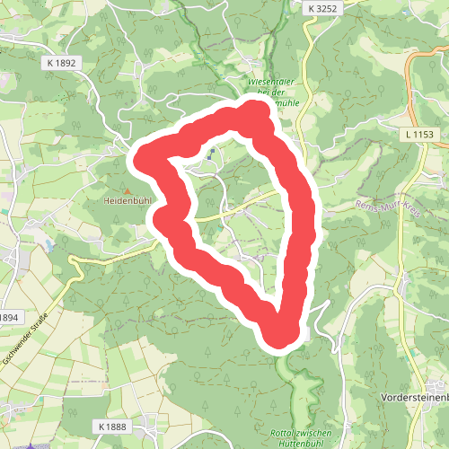 Idyllische Straße - Rundweg A