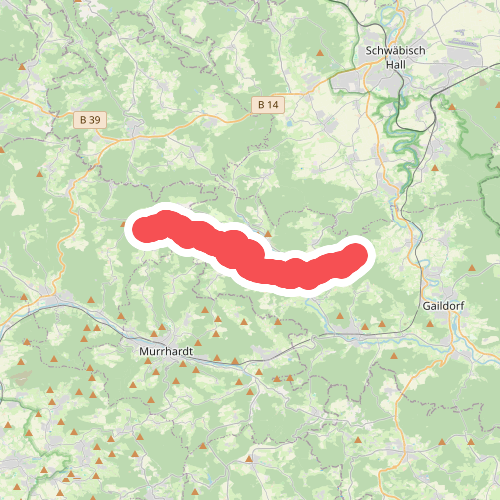 Nebenlinie des SAV (rotes Plus)