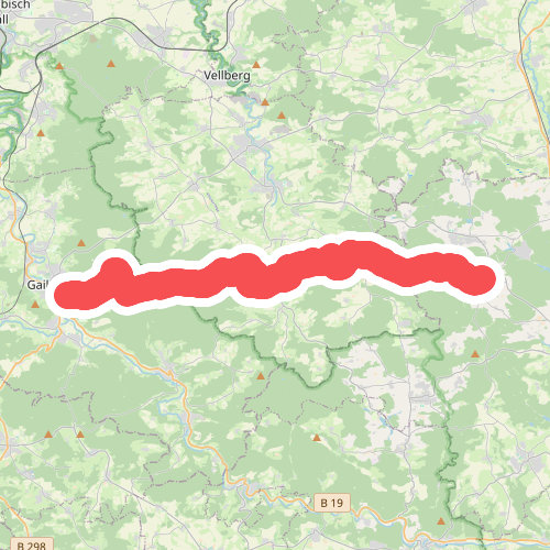 Nebenlinie des SAV (rotes Plus)