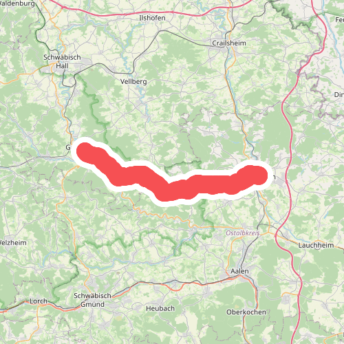 Nebenlinie des SAV (rotes Plus)