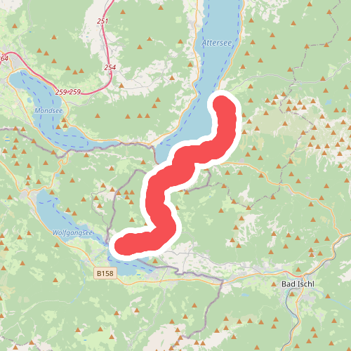 Steinbach am Attersee - St. Wolfgang · BergeSeen Trail etappe 3
