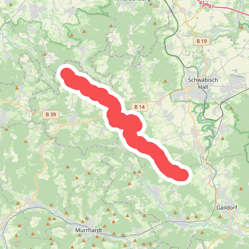 Nebenlinie des SAV (rotes Plus)