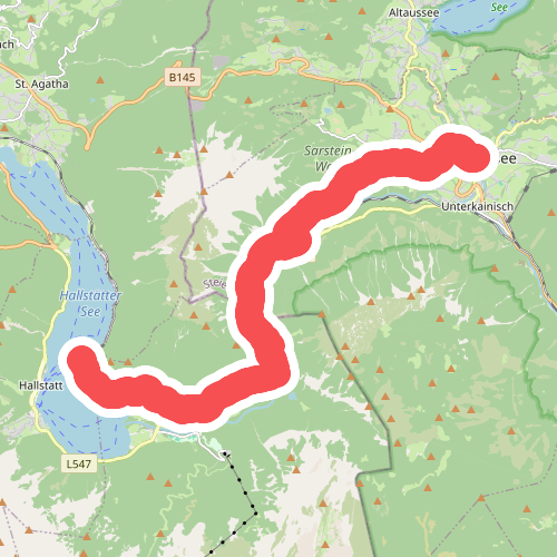 Hallstatt - Bad Aussee · BergeSeen Trail etappe 13