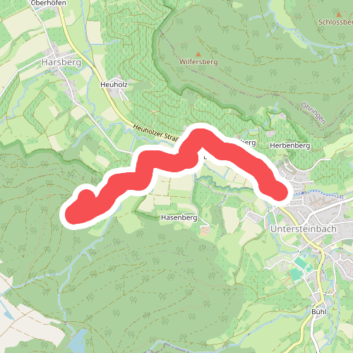 Querweg des SAV (roter Punkt)