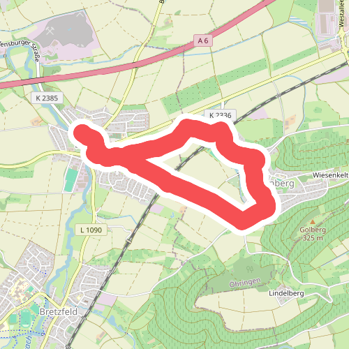 Wanderweg 1 Rose Bitzfeld