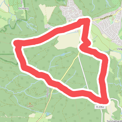 Kohleiche über Karlsfurtebene