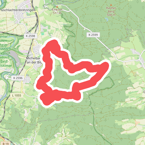 Idyllische Straße - Rundweg L