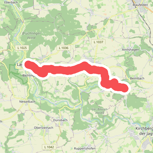 Nebenlinie des SAV (rotes Plus)