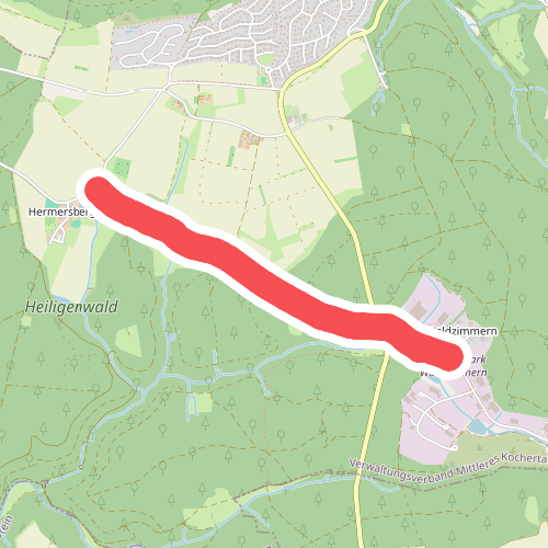 roter Punkt Hermersberg - Waldzimmern