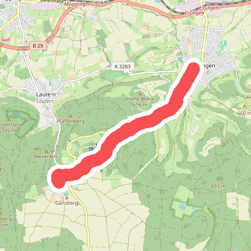 Essingen - Remsursprung - Lauterburg