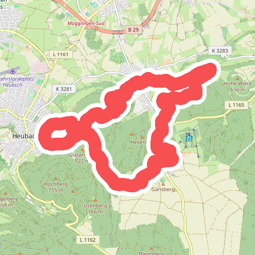 Heubach Wanderweg 5 "Die Rosenstein-Pfaffensturz-Tour"