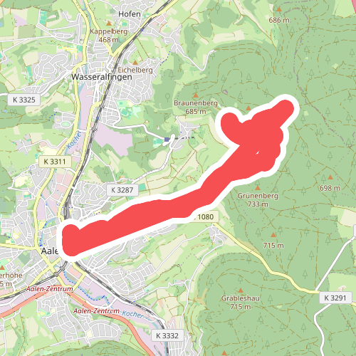 Aalen Bahnhof - Grauleshof -HW1