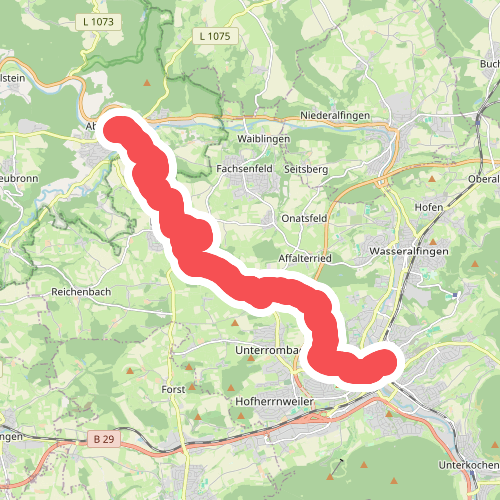 Nebenlinie des SAV (rotes Kreuz)